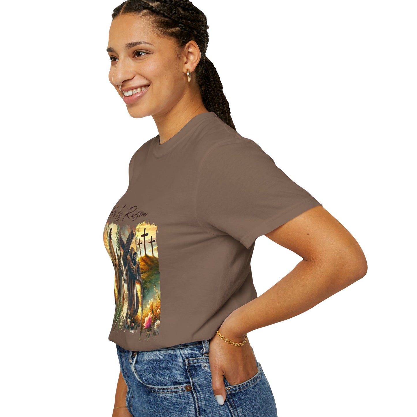 He Is Risen T-shirt Christian Easter Apparel
