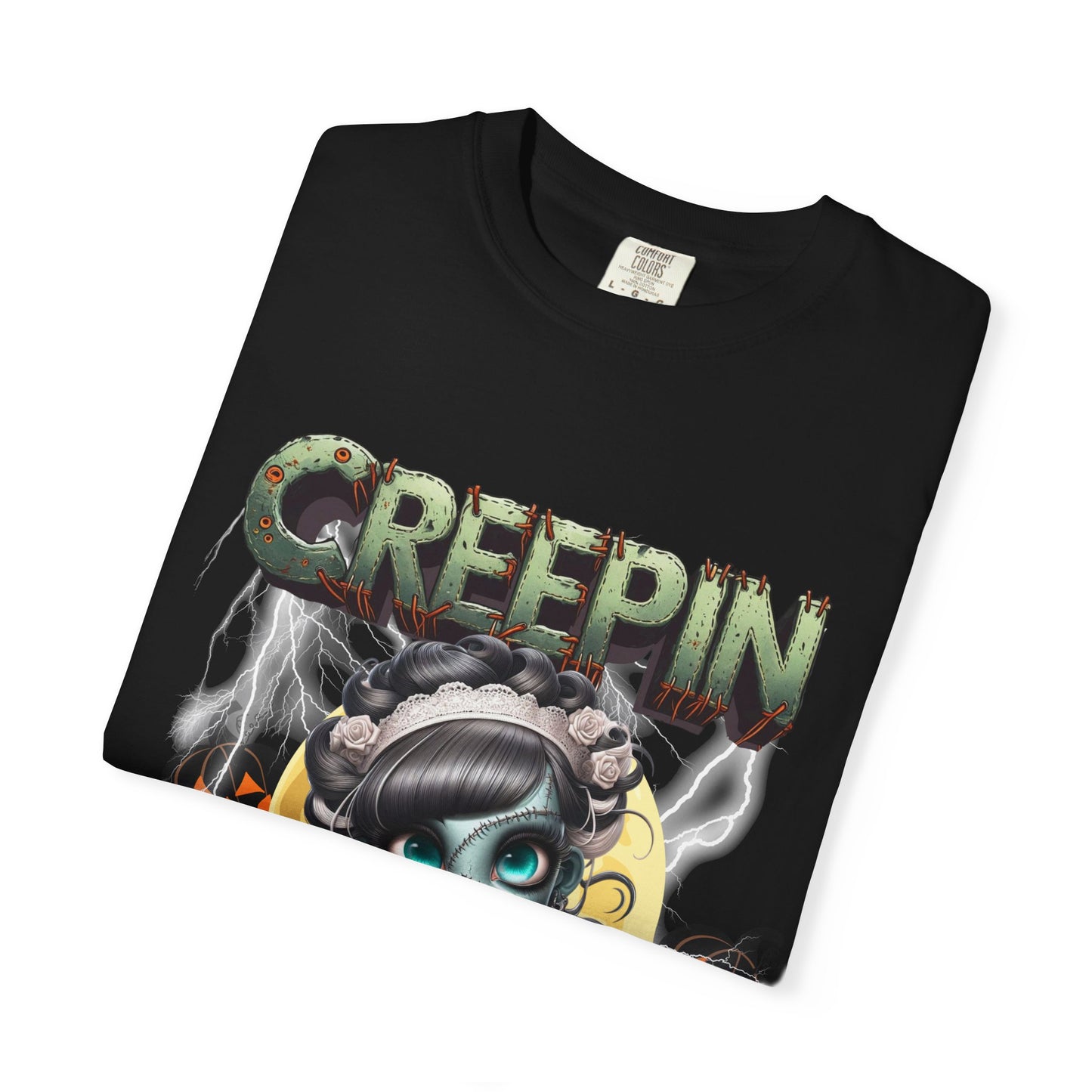 Creepin' It Real Halloween T-shirt, Unisex Graphic Tee, Spooky Fun Apparel, Perfect for Halloween, Ghost Lovers, Trick-or-Treating