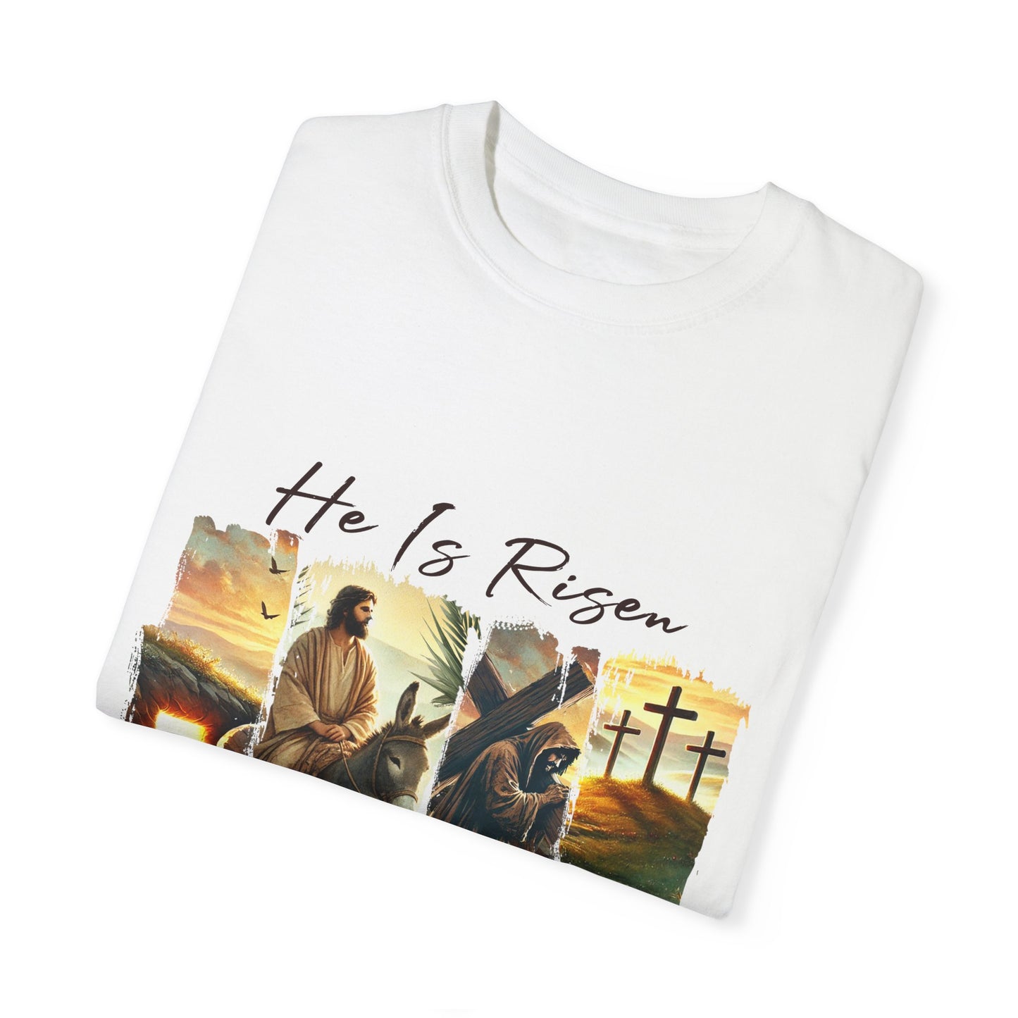 He Is Risen T-shirt Christian Easter Apparel